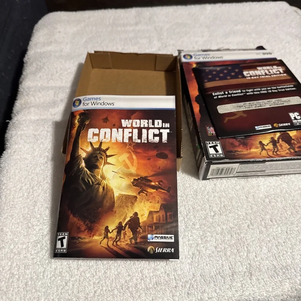 World in Conflict PC DVD 2007 Sierra Massive Entertainment Windows RTS Game